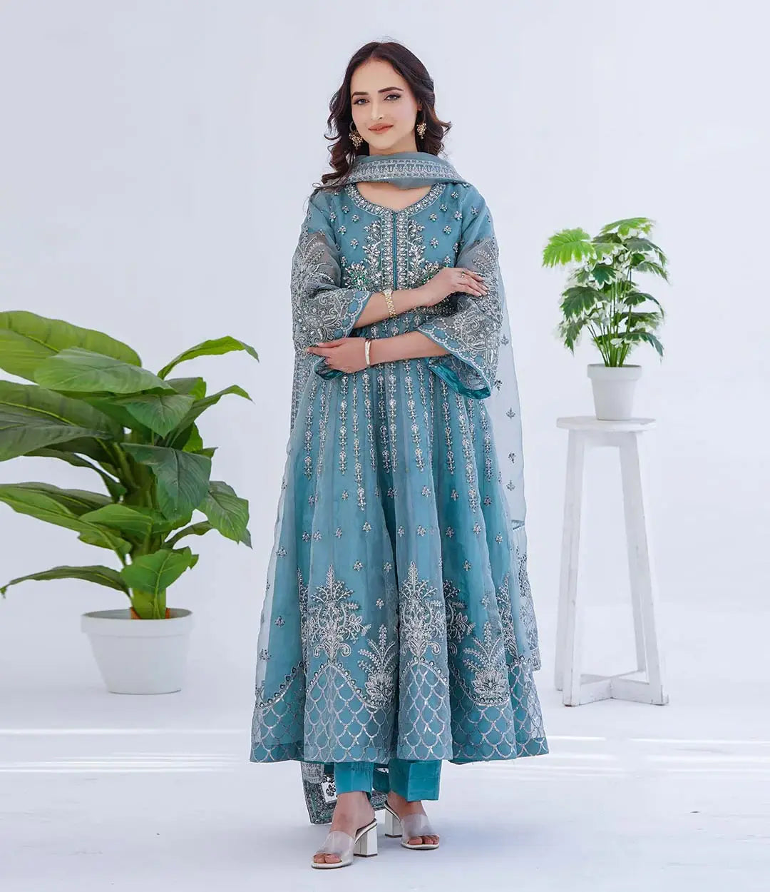 Embroidered 3-Piece SL909-12 (Ready to Wear)