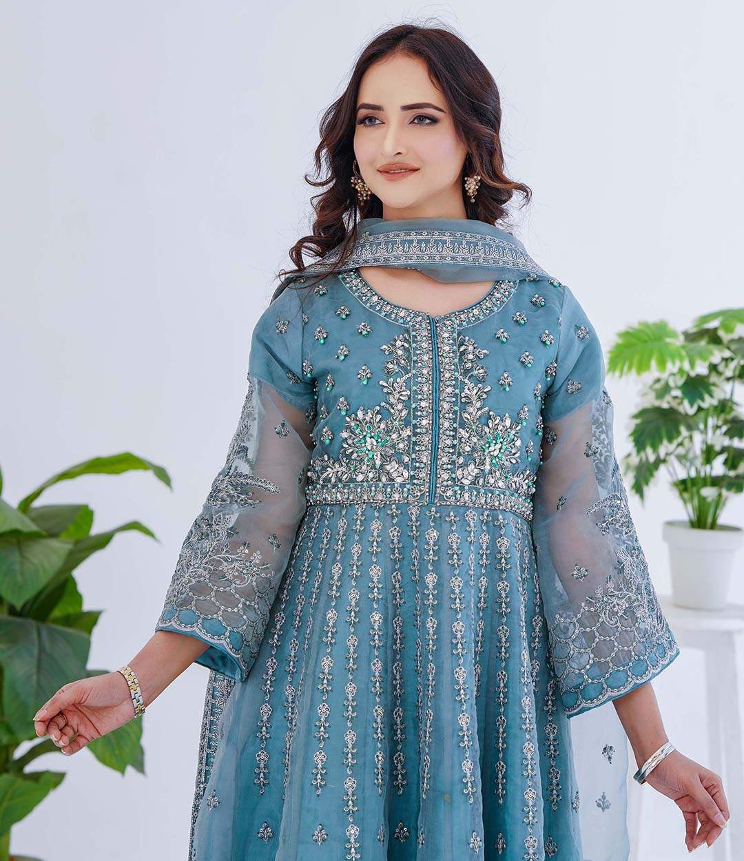 Embroidered 3-Piece SL909-12 (Ready to Wear)