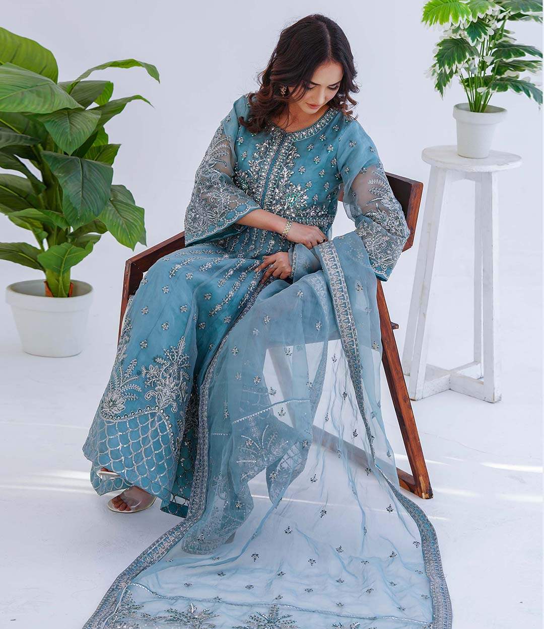 Embroidered 3-Piece SL909-12 (Ready to Wear)