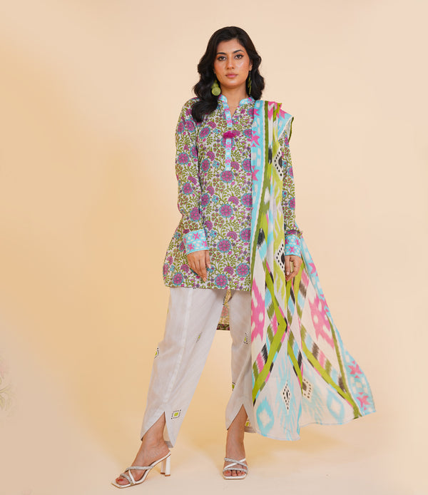 3 Piece Unstitched | JJ175