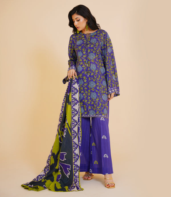 3 Piece Unstitched | JJ179