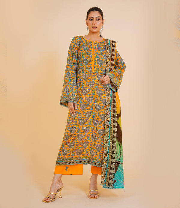 3 Piece Unstitched | JJ182