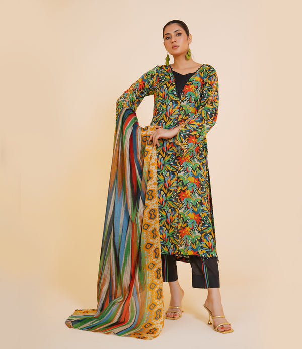 3 Piece Unstitched | JJ185